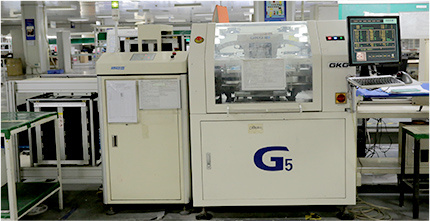 自动上板机和GKG全自动印刷机
